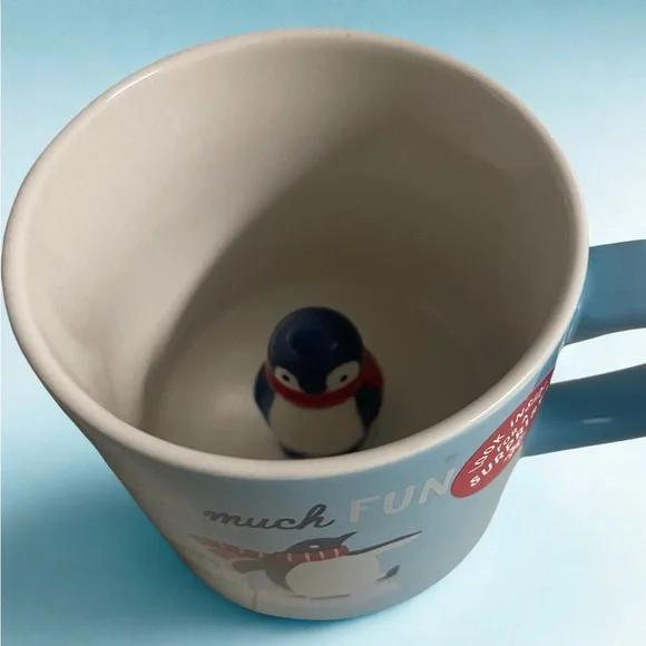 Penguin Themed Mug with Surprise - Picture 2 of 2